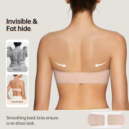 Strapless Non Slip Bandeau Jelly Bra
