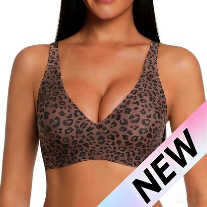 Women’s Wireless Deep V Push-Up Bralette — Ultra-Comfortable T-Shirt Bra